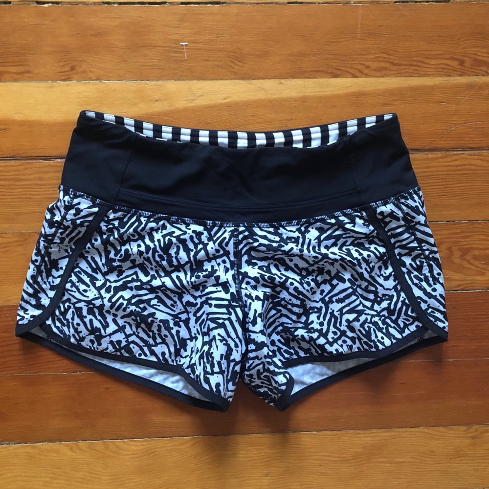 Lululemon speed up short size 4